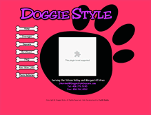 Tablet Screenshot of doggiestyledaycare.com